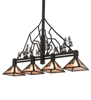Meyda 60" Long Tall Pines 4 Light Island Pendant 195324