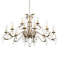 Meyda 62" Long Windsor 14 Light Oblong Chandelier- 195401