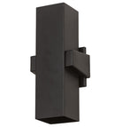 Meyda 6" Wide Quadrato Torre Wall Sconce- 195603