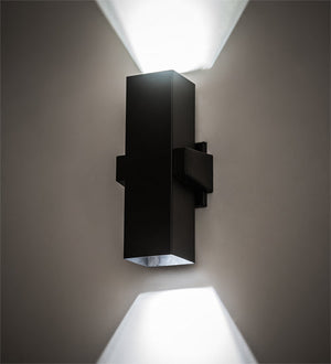 Meyda 6" Wide Quadrato Torre Wall Sconce 195603
