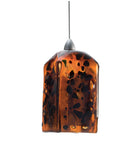 Meyda 4"Sq Metro Fusion The Rock Mini Pendant 19562