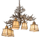 Meyda 30" Wide Pine Branch Valley View 5 LT Chandelier 197327