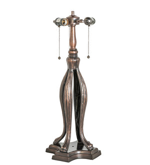 Meyda 31"H Tiffany Lotus Leaf Table Lamp 29385
