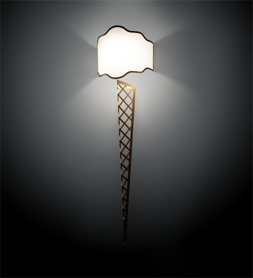 Meyda 18" Wide Custard & Cone Wall Sconce 198380