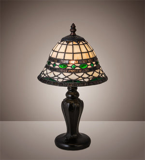 Meyda 15" High Tiffany Roman Mini Lamp 198767