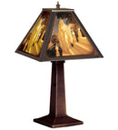 Meyda 18.5"H Maxfield Parrish Cinderella Porcelain Lithophane Accent Lamp 19899