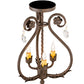 Meyda 12" Wide Antonia 3 Light Chandelier- 199249