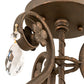Meyda 12" Wide Antonia 3 Light Chandelier- 199249
