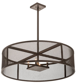 Meyda 36" Wide Cilindro Rame Pendant 199482