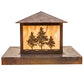 Meyda 36" Square Tamarack Pier Mount- 199845