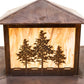 Meyda 36" Square Tamarack Pier Mount- 199845