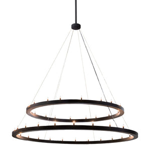Meyda 120" Wide Willowbend Loxley Pendant 200322