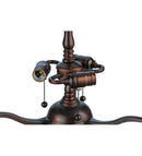 Meyda 17"H Tiffany Dragonfly Mosaic Table Base '20039