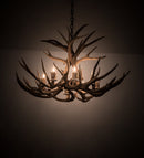Meyda 38" Wide Antlers Deer 8 Light Chandelier- 200431