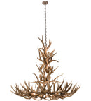 Meyda 52" Wide Antlers Mule Deer 12 Light Chandelier- 200432