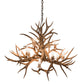 Meyda 42" Wide Antlers Mule Deer 10 LT Chandelier- 200458