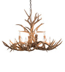 Meyda 42" Wide Antlers Mule Deer 10 LT Chandelier- 200458
