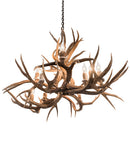 Meyda 42" Wide Antlers Mule Deer 10 LT Chandelier- 200458