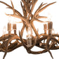 Meyda 42" Wide Antlers Mule Deer 10 LT Chandelier- 200458