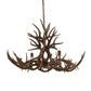 Meyda 45" Long Antlers Mule Deer 10 Light Chandelier- 200459