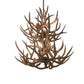 Meyda 34" Wide Antlers Mule Deer 12 LT Chandelier- 200460