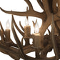 Meyda 34" Wide Antlers Mule Deer 12 LT Chandelier- 200460