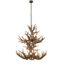 Meyda 36" Wide Antlers Mule Deer 12 Light Chandelier- 200461