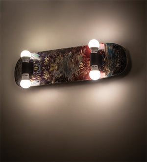 Meyda 31" Wide Sk8er Wall Sconce 201077