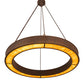 Meyda 60" Wide Loxley Escabroso Chandelier- 201694
