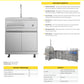 Thor Kitchen Modular Outdoor Kitchen Bar Center with Storage Tray MK01SS304