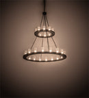 Meyda 60" Wide Loxley 28 Light Two Tier Chandelier '202739