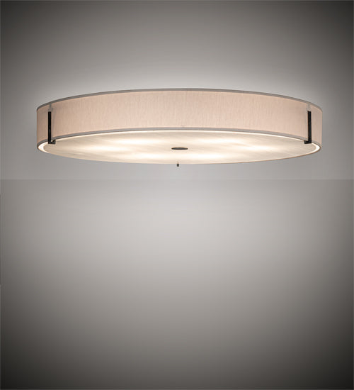 Meyda  30" Wide Cilindro Textrene Flushmount '203384