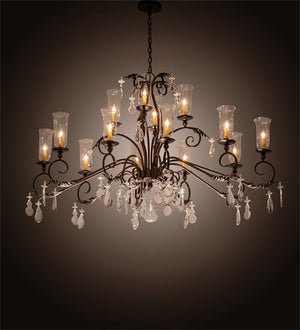 Meyda 62" Long Windsor 14 Light Oblong Chandelier- 203867