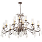 Meyda 62" Long Windsor 14 Light Oblong Chandelier- 203867
