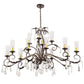 Meyda 62" Long Windsor 14 Light Oblong Chandelier- 203867