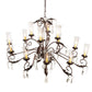 Meyda 62" Long Windsor 14 Light Oblong Chandelier- 203867