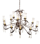 Meyda 62" Long Windsor 14 Light Oblong Chandelier- 203867
