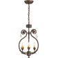 Meyda 12" Wide Antonia 3 Light Chandelier- 204679