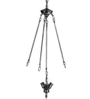 Meyda 34"H 3X16"ROD/16"CTR/3LT CLSTR INVERT 20515