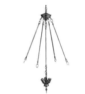 Meyda 34"H 4X16"ROD/16"CTR/3LT CLSTR INVERT 20516