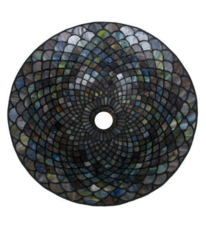 Meyda 16" Wide Tiffany Fishscale Shade '20583