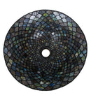 Meyda 16" Wide Tiffany Fishscale Shade '20583