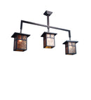 Meyda 39"L Hyde Park T Mission 3 LT Island Pendant 20683