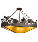 Meyda 64"L Flying Pigs Oblong Inverted Pendant 20766