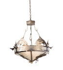 Meyda 39"W Catch of the Day Trout & Pike Inverted Pendant '21013