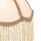 Meyda  6" Wide Fabric & Fringe Recurve Ivory Shade '21052