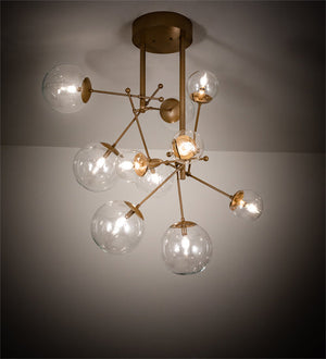 Meyda 40" Wide Bola Matrix Chandelier 210833