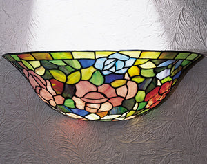Meyda 14"W Tiffany Rosebush Wall Sconce.602 '21124