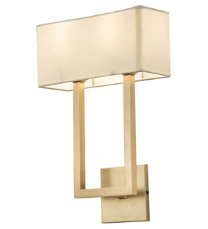 Meyda 12" Wide Quadrato Langedon Wall Sconce '211520