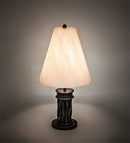 Meyda 10" Wide Cone Mosset Table Lamp